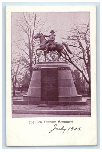 1905 (S) Gen Putnam Monument Connecticut CT PMC Unposted Antique Postcard 