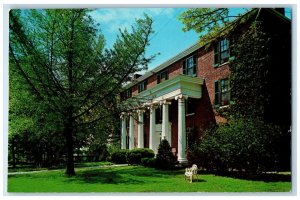 c1960 Beaumont Inn Exterior Building Field Harrodsburg Kentucky Vintage Postcard