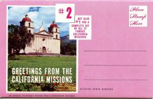 Folder -  California Missions #2 (10 views + covers + narrative + map)