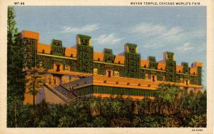 IL - Chicago. 1933 Chicago World's Fair. Mayan Temple