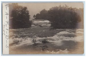 Niagara Falls New York NY Postcard RPPC Photo Rapids Chicago Illinois IL 1906