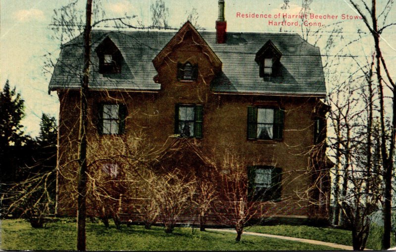 Connecticut Hartford Residence Of Harriet Beecher Stowe