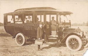 J50/ RPPC Postcard c1910 Sanford Springvale Maine Harry Car Automobile 217