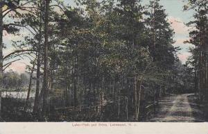 New Jersey Lakewood Lake Path And Drive