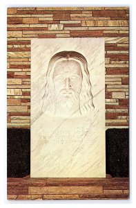 Christus Gardens Gatlinburg Tennessee Postcard Heroic Face Of Our Lord