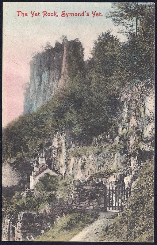 Yat Rock Symonds Yat Herefordshire England unused c1910