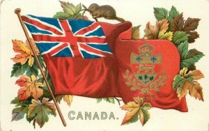 Canada C-1910 Tuck Patriotic Flag #2911 Postcard 22-7231