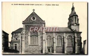 Old Postcard Saint Michel Chef Chef The Church