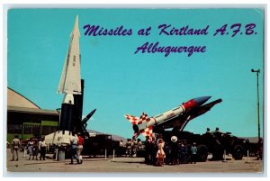 c1960's Missiles At Kirtland A.F.B. Albuquerque New Mexico NM Unposted Postcard