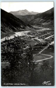 RPPC SILVERTON, CO  San Juan County MINING TOWN c1950s Sanborn x-1247 Postcard