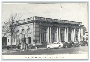 c1940 US Post Office Exterior Building Independence Missouri MO Vintage Postcard