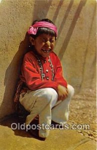 Five Year Old Hopi Boy Color Courtesy Santa Fe Railway Unused 