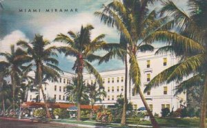 Florida Miami Miramar Hotel 1958