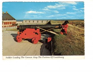 Soldier Loading Cannon, Fortress Louisbourg National Historic Park Nova Scotia