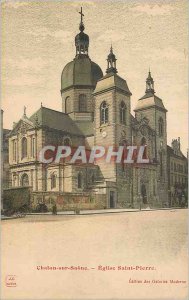 Old Postcard Chalon sur Saone Eglise Saint Pierre