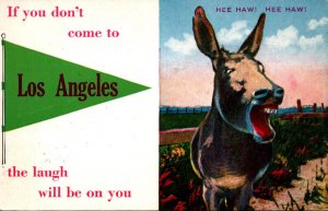 California Los Angeles Donkey Pennant Series