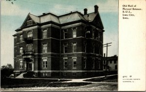 Old Hall Natural Science SUI Iowa City Iowa Postcard EU Williams Photoette UND