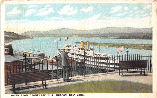 South from Promenade Hill Hudson River, New York