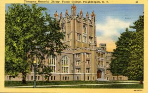 NY - Poughkeepsie. Vassar College, Thompson Memorial Library