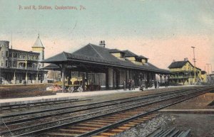 Quakertown Pennsylvania Train Station Vintage Postcard AA21461