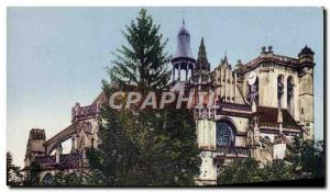 Old Postcard Chaumont in Vexin L & # 39eglise St Jean Baptiste North coast