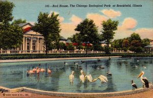 Illinois Chicago Bird House At The Chicago Zoological Park At Brookfield Curt...