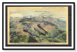 New Hampshire, White Mountains - Map - Mt Washington - Northern Peaks - [NH-094]