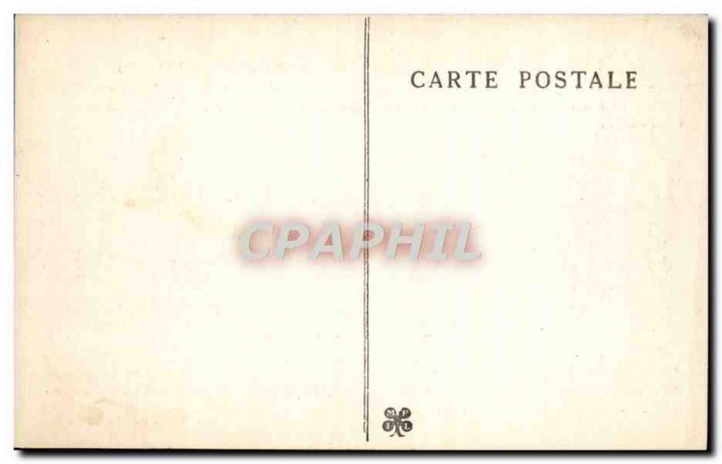 Old Postcard The Danse Macabre of God Second panel chair