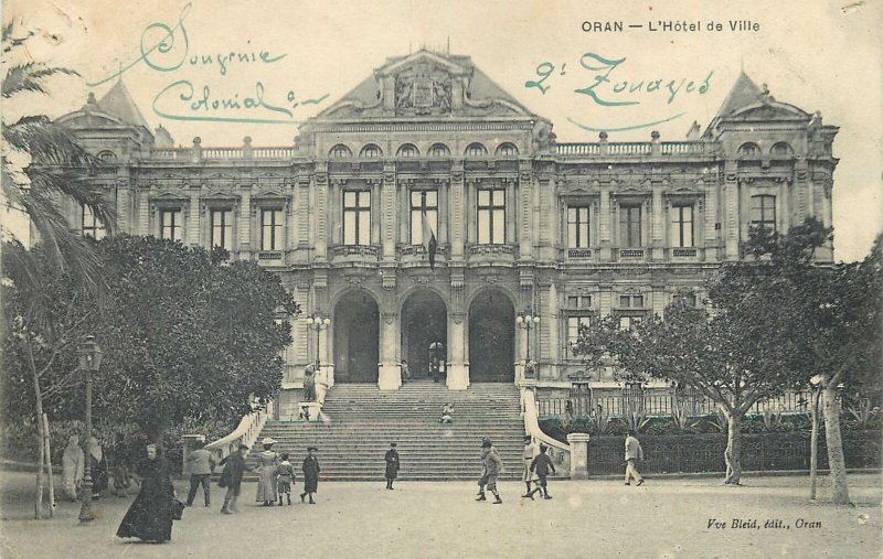 Algeria Postcard Oran L'Hotel de Ville
