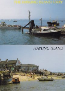 Boats at Hayling Island 2x Postcard s