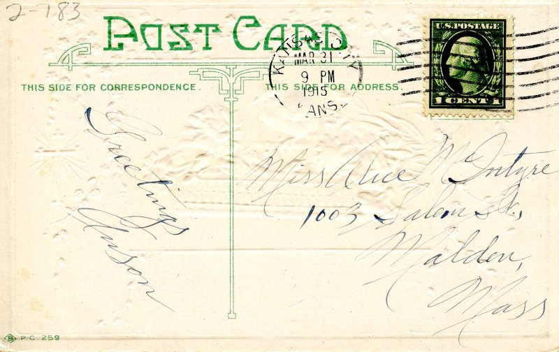 Greeting - Easter. Chick(s)