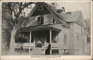 Almond Wisconsin WI Methodist Episcopal Church c1910 Vintage Postcard