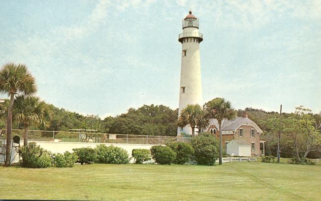 Glynn County Casino and Lighthouse - St Simons Island GA, Georgia