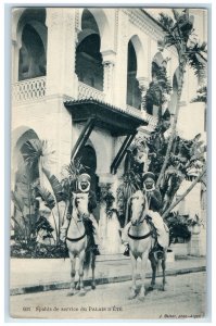 c1940's Summer Palace Service Spahis Algeria Vintage Unposted Postcard