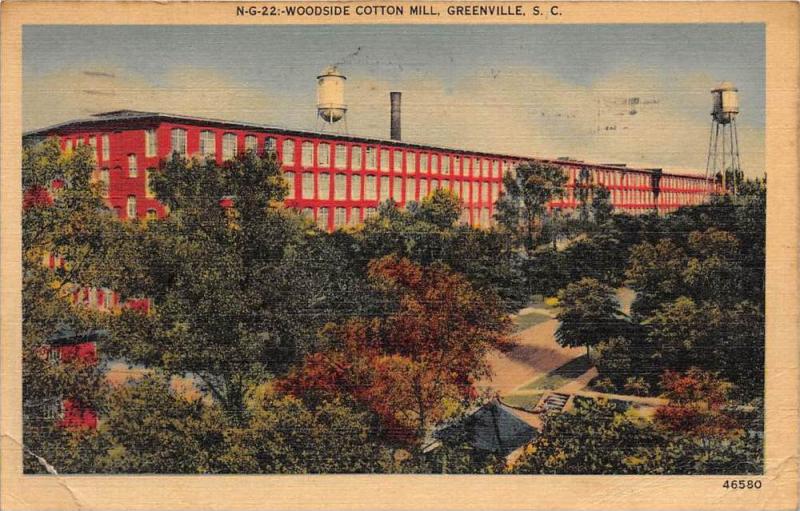 South Carolina  Greenville   Woodside Cotton Mill