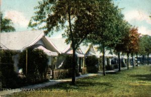Ocean Grove Asbury Park NJ New Jersey Short Tent Life Postcard