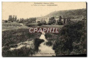 Old Postcard Domremy The valley of the Meuse