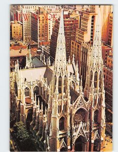 Postcard St. Patrick's Cathedral New York City New York USA