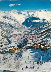 Postcard Modern alt 1250m Montchavin La Plagne (Savoie)