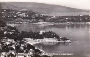 Monaco Monte Carlo Vue sur la Monte Carlo Beach et le Cap Martin Real Photo