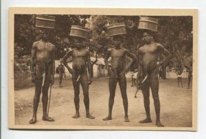 478614 French Africa Benin Natitingou Groupe de Sombras nude men Vintage