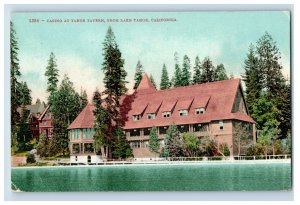 c1910 RPPC Casino At Tahoe Tavern, Lake Tahoe, California. Postcard F112E