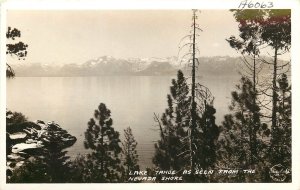 Frashers RPPC A6063. Lake Tahoe as Seen From the Nevada Shore Unposted