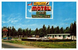 Postcard MOTEL SCENE Penobsquis New Brunswick NB AU3576