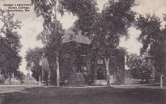 Maine Lewiston Hedge Laboratory Bates College Albertype