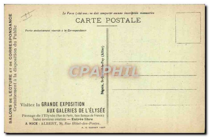 Old Postcard Vichy Golf