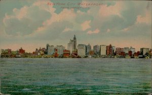 B579 United States New York City Waterfront from Jersey City 1912