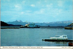 Canada North Vancouver Island Mountain Oanorama & B C Government Ferry
