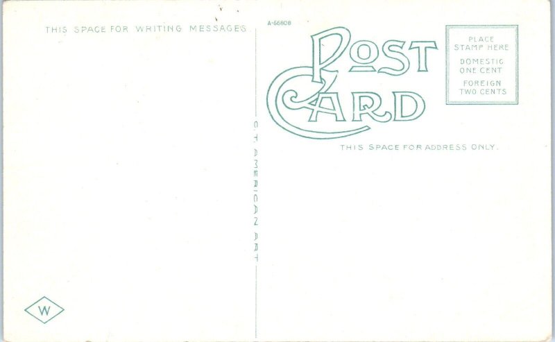 1920s Unloading Bananas Mobile Alabama Steamboat Postcard