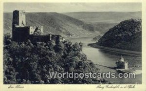 Burg Gufenfels u d Pflar Am Rhein Germany Unused 